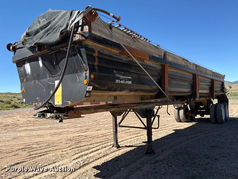 1996 Lufkin end dump trailer - EW2123