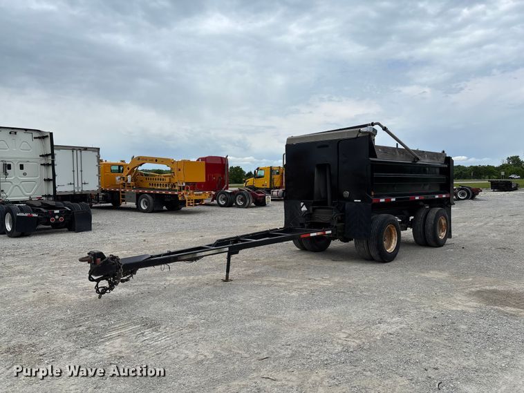 1996 Wheeler end dump pup trailer - FC5710