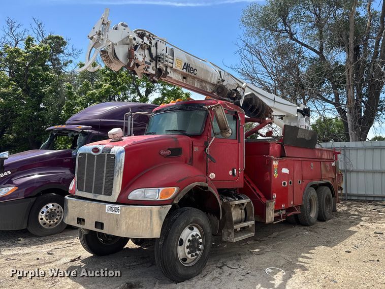 2021 Peterbilt 348 digger derrick truck - YA3425