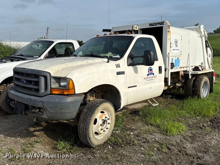 2000 Ford F450 Super Duty XL refuse truck - EN0342