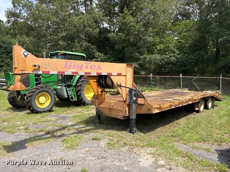 2009 Big Tex 3XGN-20+5 equipment trailer - ET0008