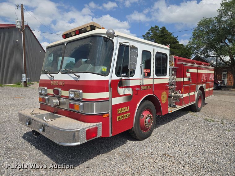 1989 Federal Motors pumper fire truck - EW0376