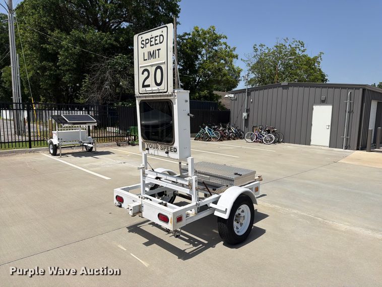 2001 Kustom Signals Inc. speed limit sign trailer - EX2524