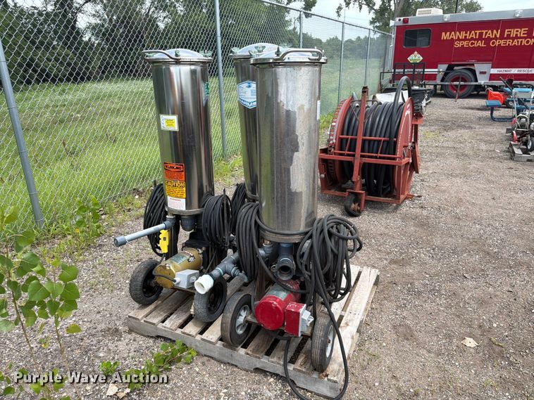 (3) Harsco portable pool filtration pumps - NF9769