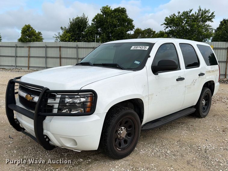 2012 Chevrolet Tahoe Police SUV - YA3672