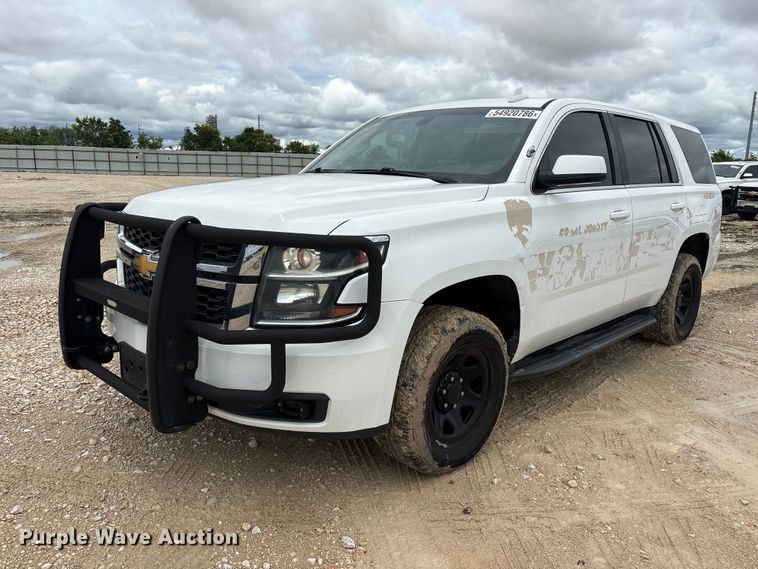 2018 Chevrolet Tahoe Police SUV - YA3683