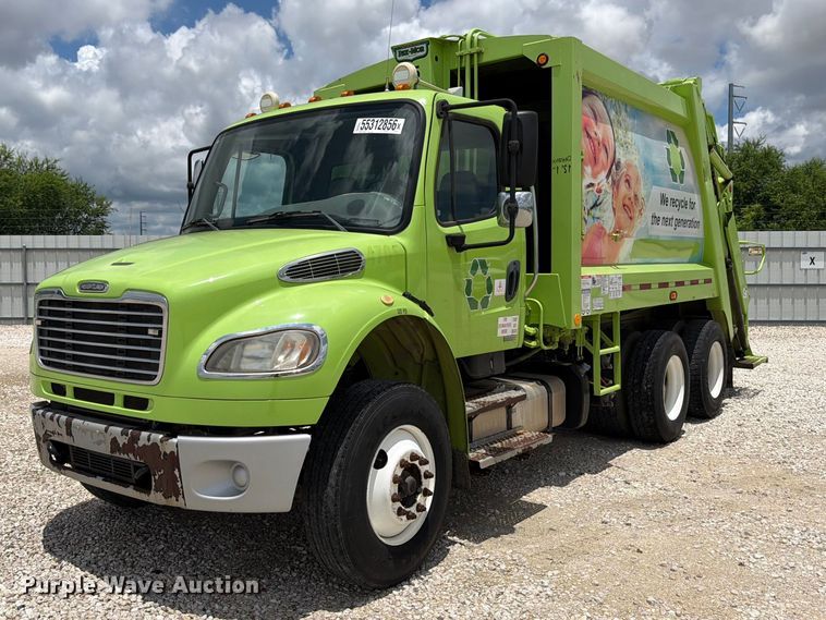 2012 Freightliner Business Class M2 refuse trailer - YA3696