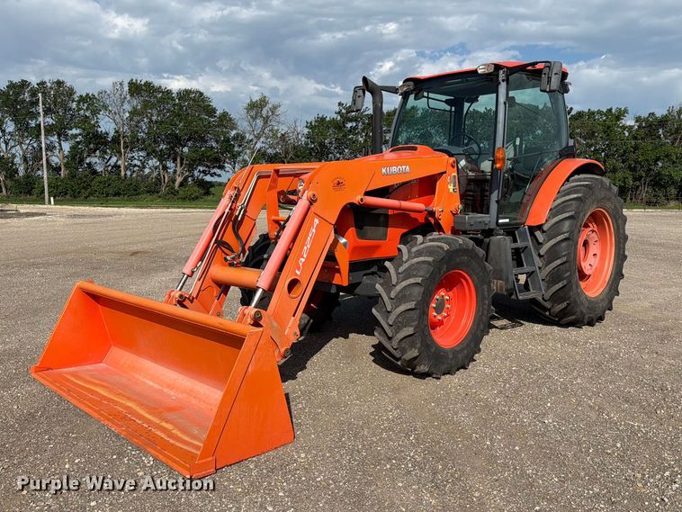 2013 Kubota M135GX MFWD tractor - NA9509
