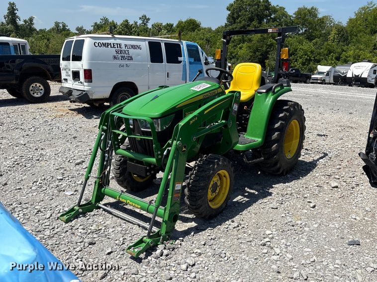 2023 John Deere 3025E MFWD tractor - YA3874