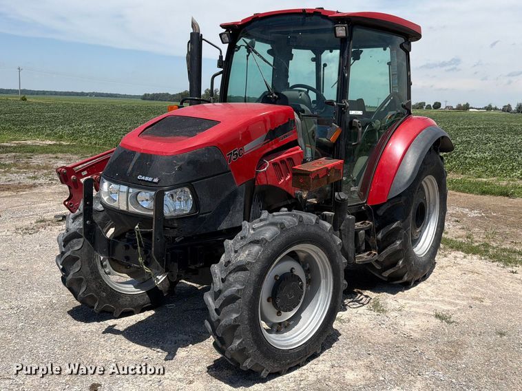 2015 Case Farmall 75C MFWD tractor - YA3934