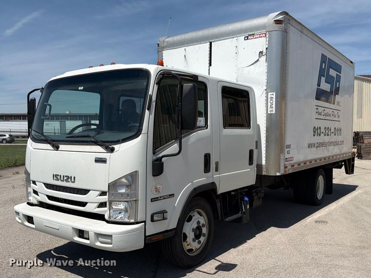 2019 Isuzu NPR-XD Crew Cab box Truck - DQ7883