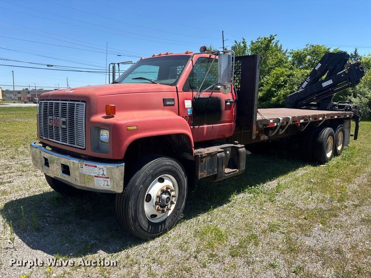2001 GMC C7500 crane truck - EM5111