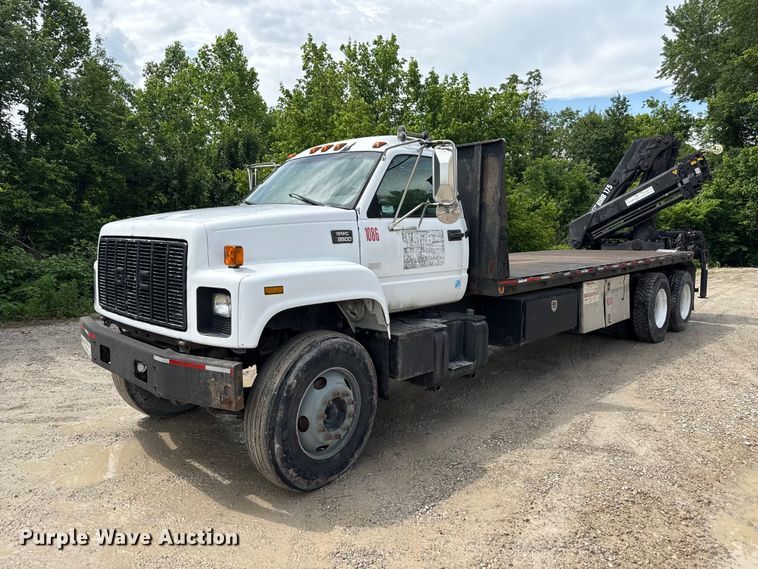 2001 GMC C7500 crane truck - ND9530