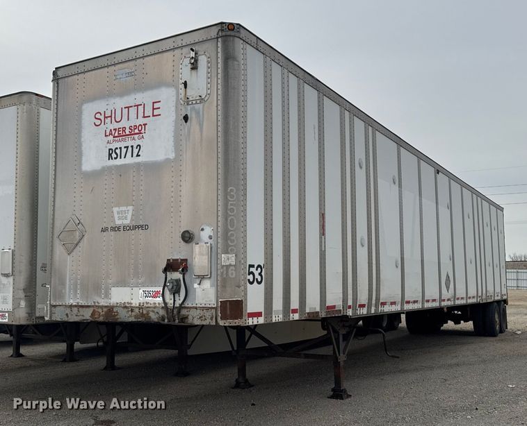 1995 Wabash  dry van trailer - YA2185