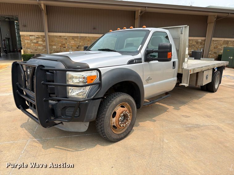 2013 Ford F550 Super Duty dump flatbed truck - EW0356