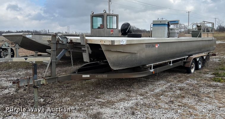 1984 Lowe Sunbird pontoon boat - FI1567