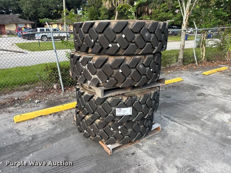 (4) Foam filled tires - DU6368