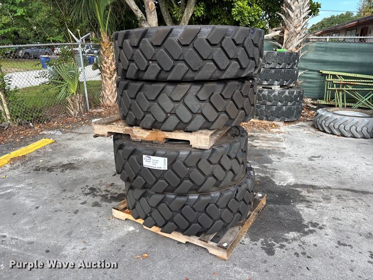 (4) Foam filled tires - DU6369