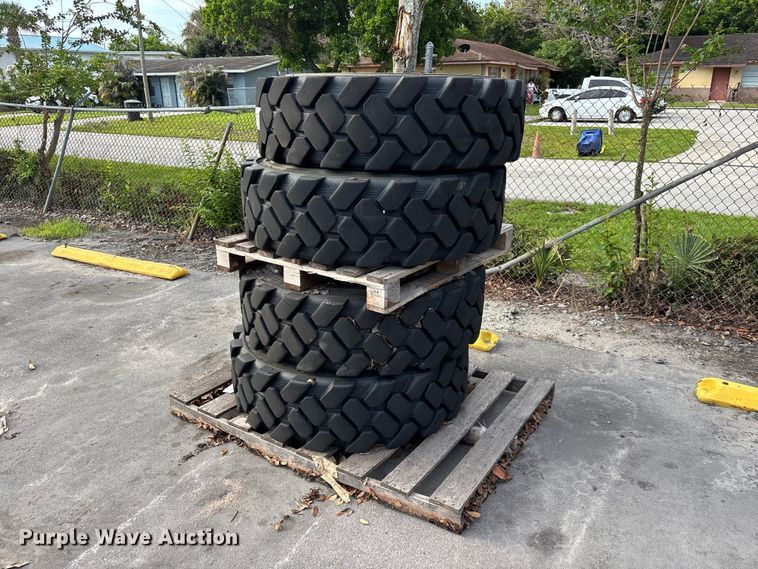 (4) Foam filled tires - DU6370