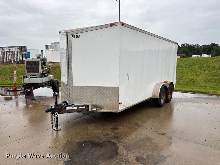 2015 Covered Wagon Trailers CW7X16TA2 enclosed cargo trailer - EO4356