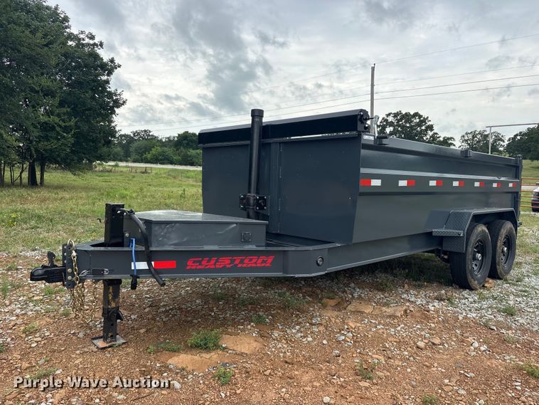 2026 Custom Heavy Haul 14' bumper pull dump dump trailer - ET0026