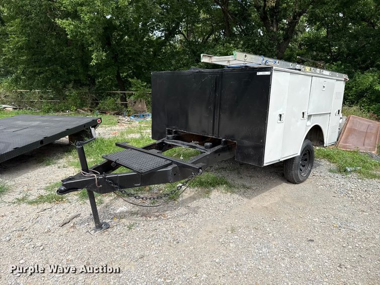 Shop built utility truck bed trailer - ET6414