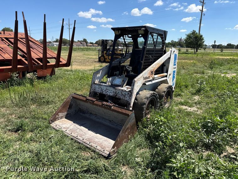 1991 Bobcat 743B skid steer loader - EW4046
