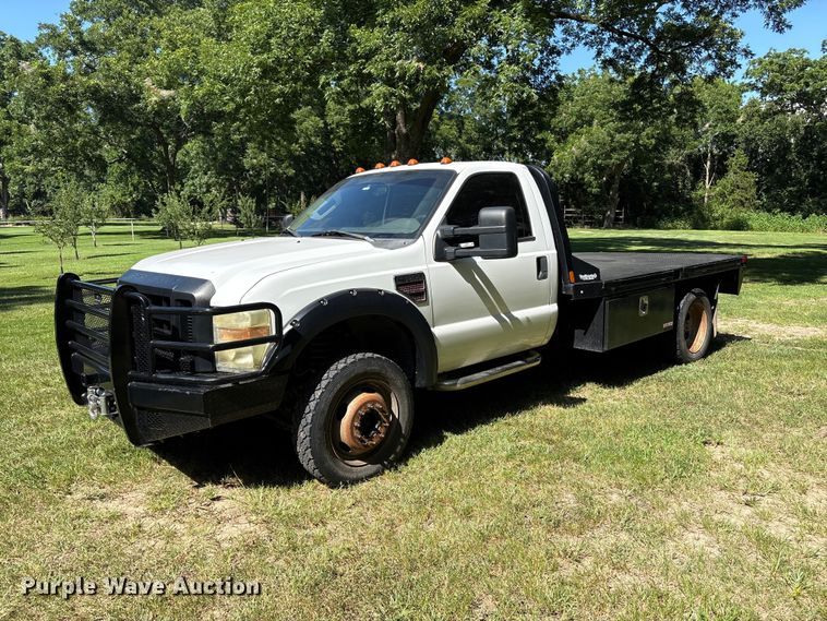 2008 Ford F550 Super Duty flatbed truck - EW8997