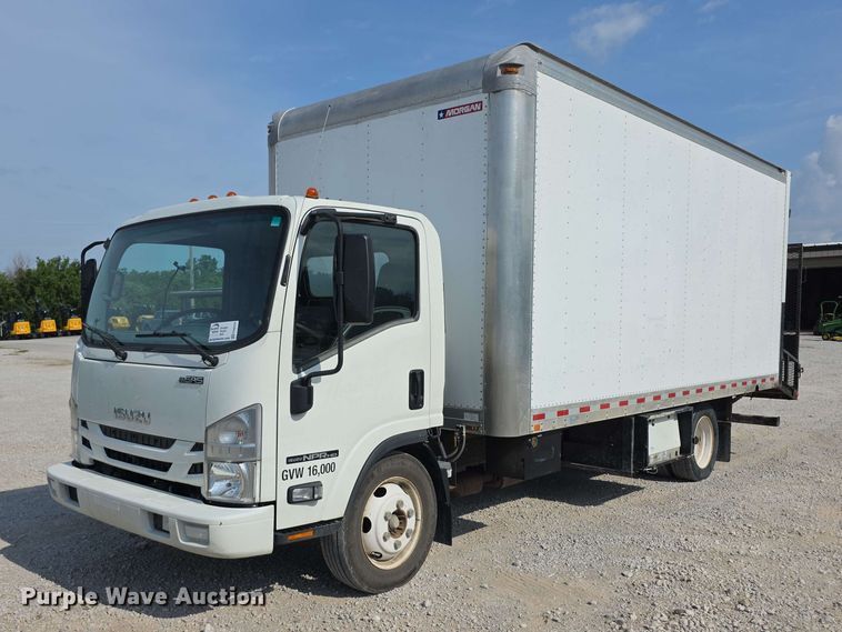 2017 Isuzu NPR box truck - FH6234