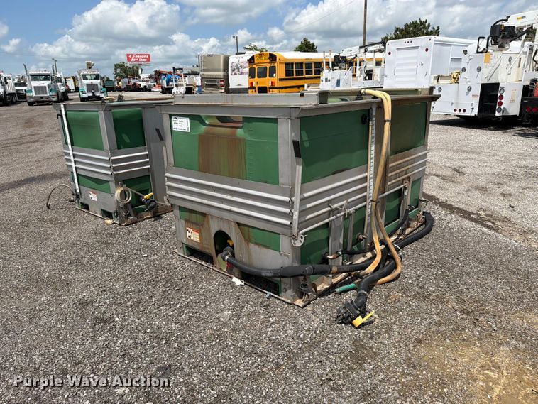(2) Ace Roto-Mold skid mounted poly tanks - FI0251