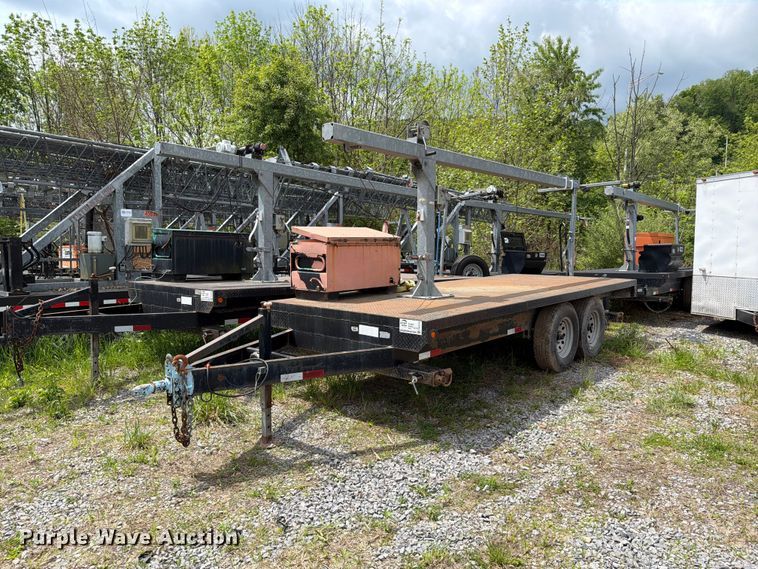 2012 Millertime 6X16 BU flatbed trailer - FK2039