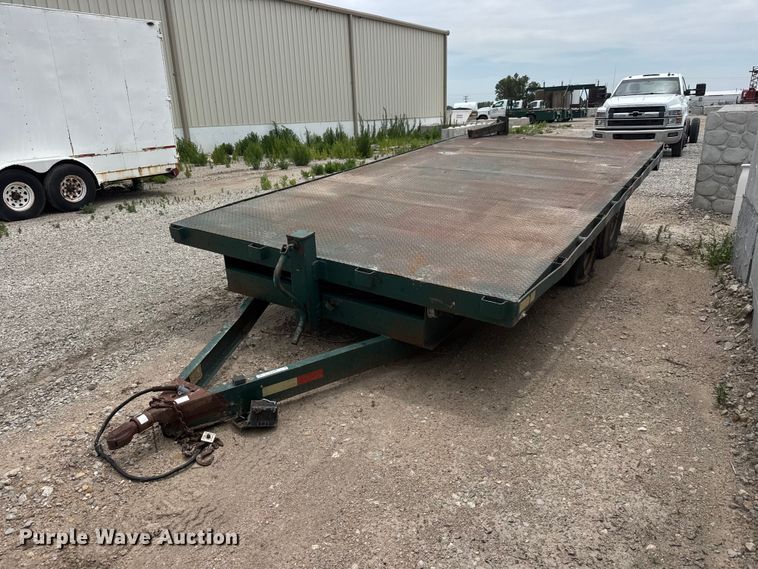 1994 Shop built  flatbed trailer - NJ9180