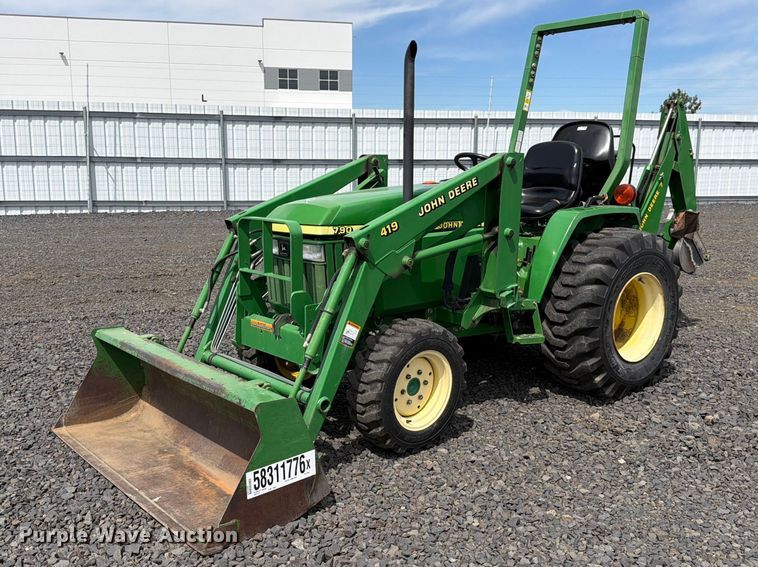 2003 John Deere 790 MFWD tractor - YA3975