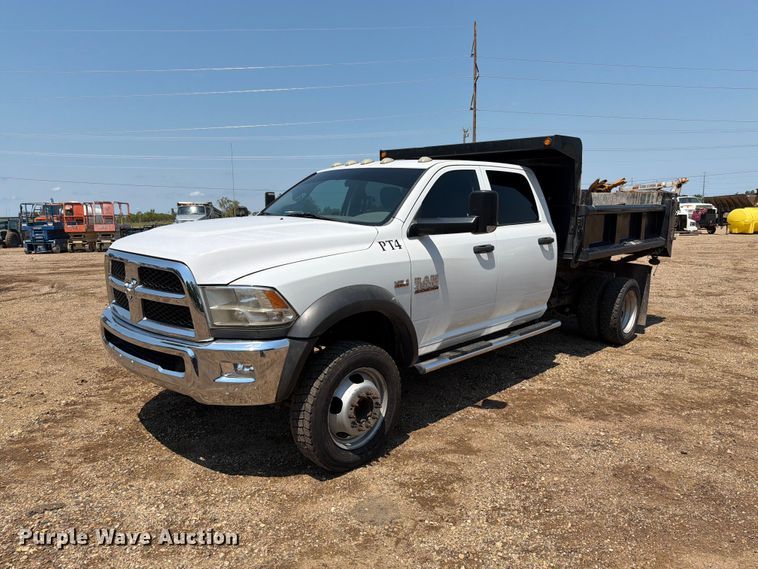 2015 RAM 4500 Crew Cab dump truck - DQ0024