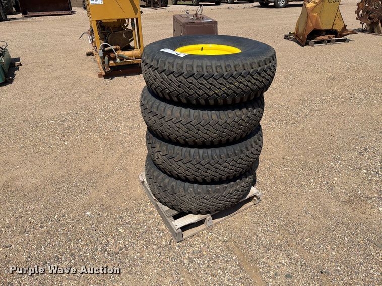 (4) Wolf Paw 9.00-16LT tires and wheels - DQ0049