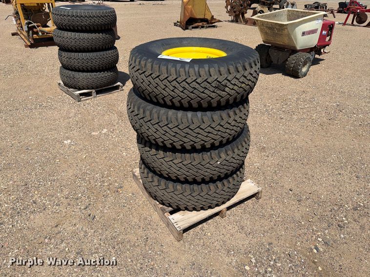 (4) Wolf Paw 9.00-16LT tires and wheels - DQ0050