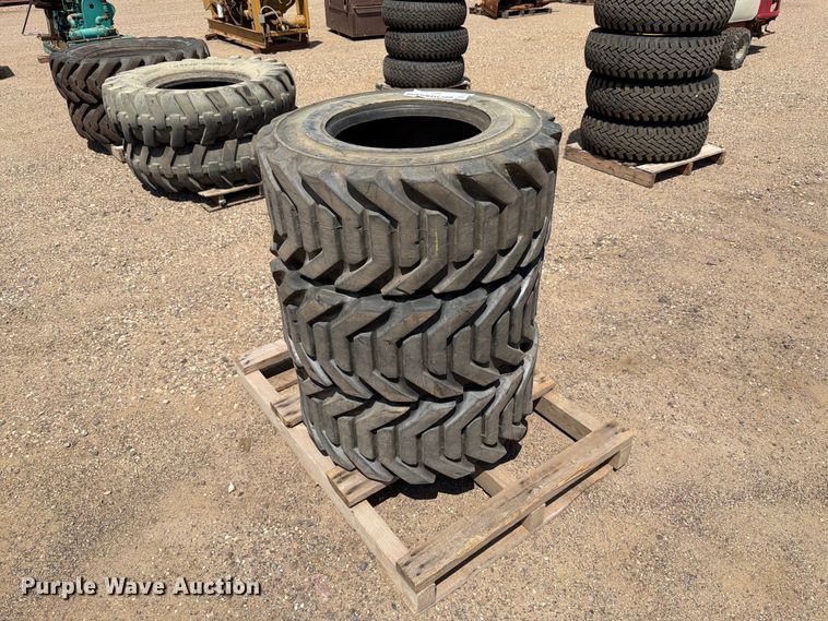 (3) Outrigger 12-16.5 tires - DQ0052