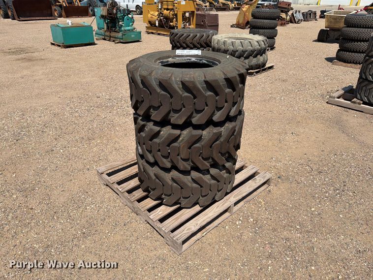 (3) Samson 14-17NHS tires - DQ0054