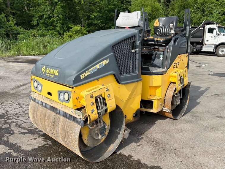 2015 Bomag BW120-SL double drum vibratory roller - DQ7839