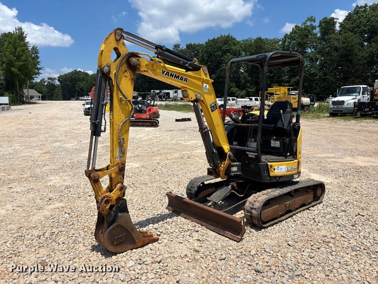 2016 Yanmar VIO25-6A mini excavator - DU6322