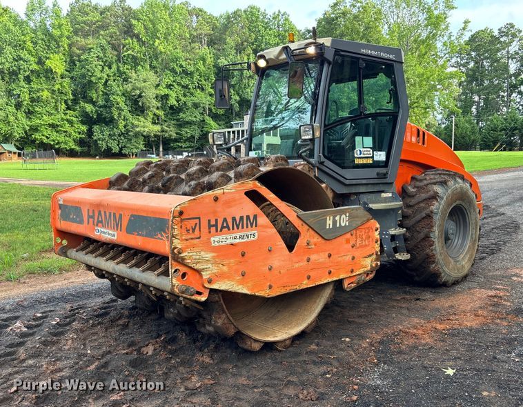 2018 HAMM H 10i P combination vibratory roller - DU6361