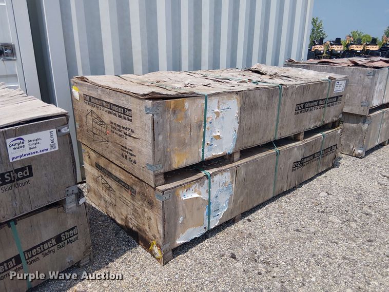 (2) Valley Pioneer MSC1220F livestock sheds - EE1518