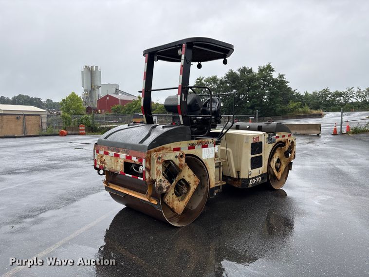 1998 Ingersoll Rand DD-70 double drum vibratory roller - EF1251