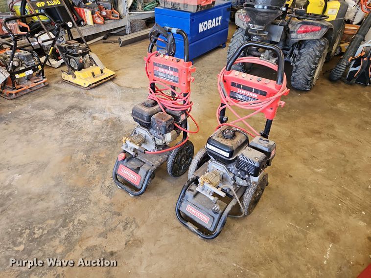 (2) Craftsman pressure washers - EO8566