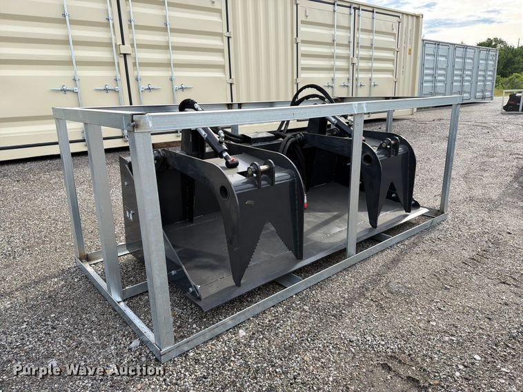 2026 LandHonor SGB-11-72W skid steer grapple bucket - EQ8044