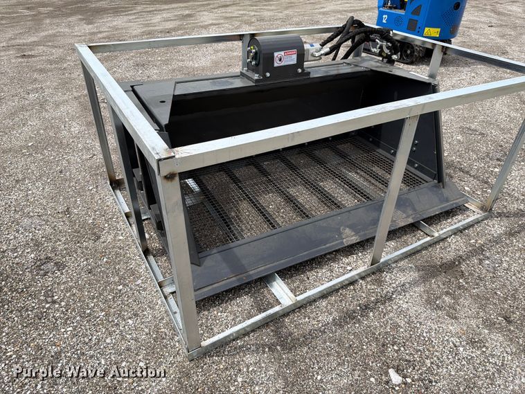 2025 LandHonor HSB-12-72W skid steer screening bucket - EQ8064