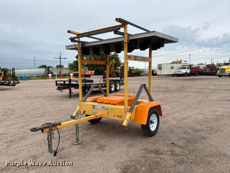 2015 Solar Tech Silent Sentinel arrow board trailer - NJ9128