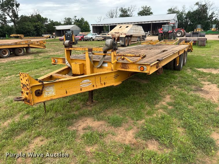 1993 CZ Engineering, Inc. CZ18KT equipment trailer - NJ9200