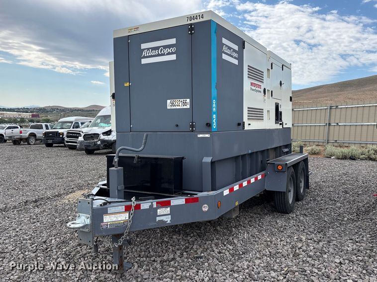2021 Atlas Copco QAS 330JD generator - YA3763