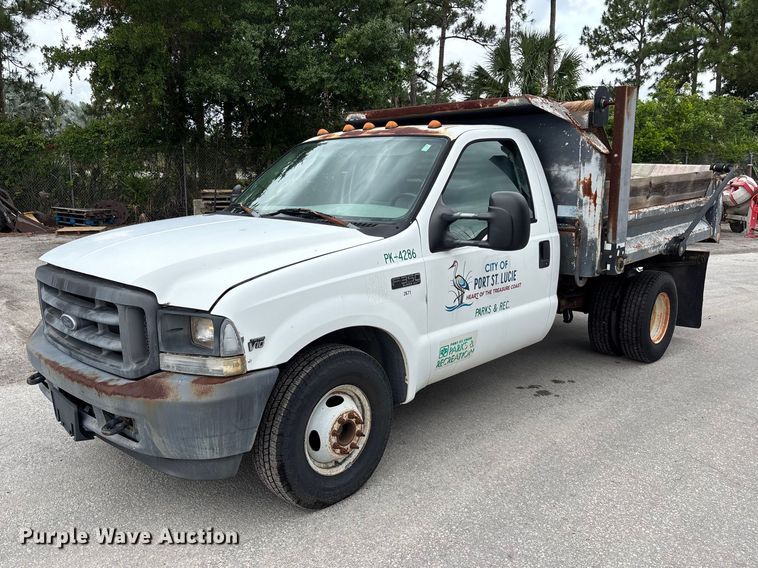 2003 Ford F350 Super Duty  dump bed pickup truck - DU6256